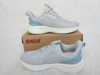 BAOJI รองเท้าผ้าใบผู้หญิง บาโอจิ ผูกเชือก ไซส์ 37-41 (S.135) สีเทา/ฟ้า