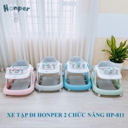 Xe tròn tập đi Baby Walker có đầy đủ tay đẩy lót chân có nhạc đèn bàn ăn