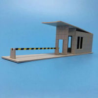 187โรงงานชุมชน Gatehouse Security ประกอบพลาสติก Transfer Room DIY Building Kits Model Train Ho Scale