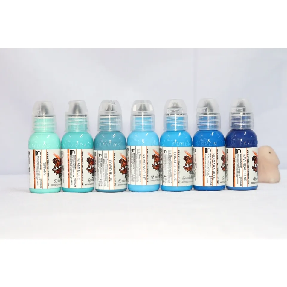 World Famous - Miami Blue, 1oz - Tattoo Ink