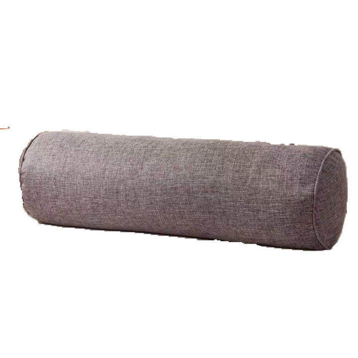 cotton-and-linen-neck-protection-cylindrical-pillow-yoga-pillow-beauty-bed-pillow-sofa-pillow-round-car-long-waist-support-removable-and-washable