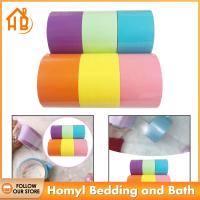 Homyl เทปลูกบอลเหนียว6ชิ้นเทปขนดใหญ่เทปสีสำหรับเป็นของขวัญงานเลี้ยง