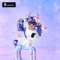 Tokidoki ชุดกล่องทึบของเล่นของเล่นซากุระยูนิคอร์นรุ่นพิเศษ Caixa Mistériosa ชุดของเล่น Kawaii สำหรับเด็กผู้หญิง