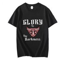 Glory To The Darkness Cat Inferno Graffiti Oversized Tshirts MEN Handsome T shirts 100% Cotton High Quality T Shirts High Street| |   - AliExpress