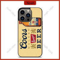 Coors Golden Banquet Beer Phone Case for iPhone 14 Pro Max / iPhone 13 Pro Max / iPhone 12 Pro Max / Samsung Galaxy Note 20 / S23 Ultra Anti-fall Protective Case Cover 1236
