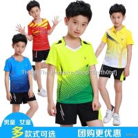 ✵ ﹊▨✎Children s badminton clothing boys and girls table tennis sports suit jacket quick-drying printin