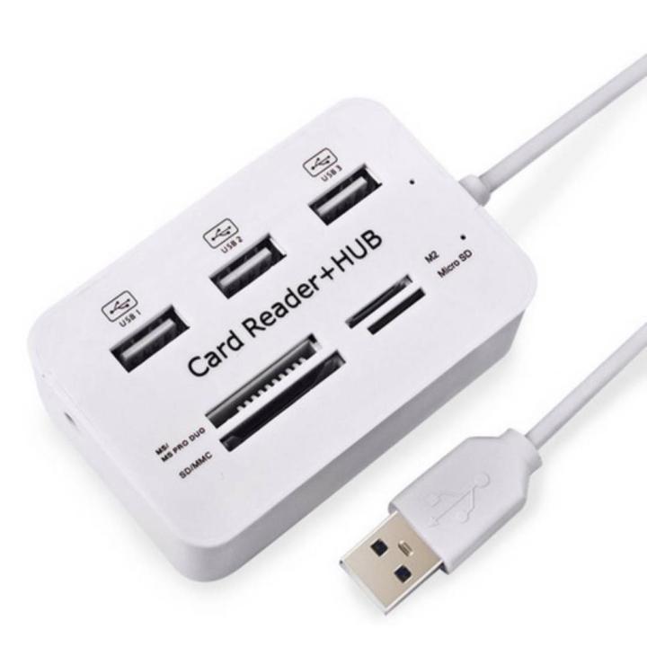 hot-สินค้าขายดีมากๆ-สั่งให้ทัน-หมดเร็ว-พร้อมส่ง-hub-usb-2-0usb-combo-multi-function-card-reader-usb3พอร์ต