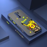 Yiเวปไซต์เคสสำหรับ Xiaomi MI POCO M2 Redmi 9 9A,เคสการ์ตูนน่ารัก Pikachu ดีไซน์ใหม่กันกระแทกเคสโทรศัพท์แบบนิ่มเคสป้องกันขอบด้านข้างเคสซิลิโคนผิวเรียบเคสกล้อง