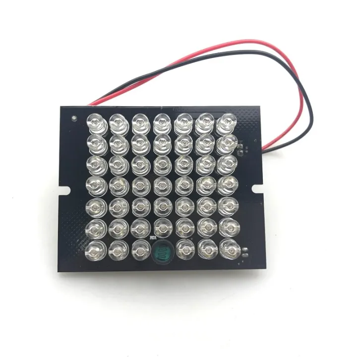 850nm IR Infrared Light LED Board illuminator Night Vision 48 IR LED