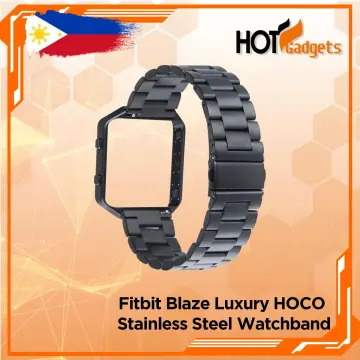 Fitbit blaze strap with frame hot sale