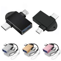 [HOT TALQQQWWEGE 583][ร้อน W] 2 In 1เคเบิ้ล USB 3.0 OTG อะแดปเตอร์ Micro USB Type C อะแดปเตอร์ซิงค์ข้อมูลสำหรับ Samsung Xiaomi MacBook USB Type C Micro OTG