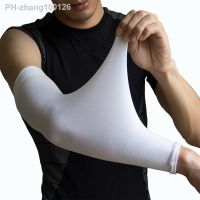 1 Pair Ultralight Ice Fabric Arm Sleeves Mangas Warmer Summer Sports UV Protection Outdoor Running Basketball Volleyball Cycling