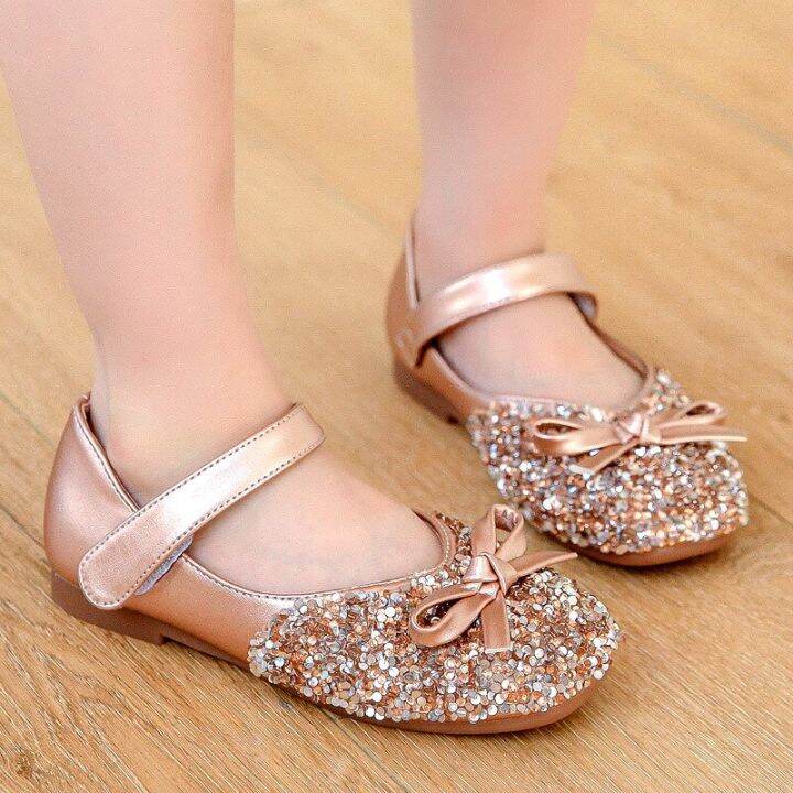 new-children-leather-shoes-bow-princess-girls-party-dance-shoes-student-flat-shoes-kids-glitter-rhinestone-performance-mary-jane