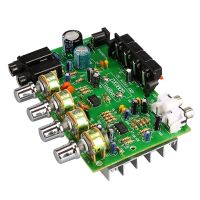 DC 12V 40W+40W Power Amplifier Board Stereo Audio Amplifier Board Digital Microphone Amplifier with Tone Control Speaker AMP