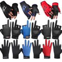 Anti-Slip Fishing Gloves 3 2 Fingers Cut Men Keep Warm Protection Anti-slip Outdoor Angling