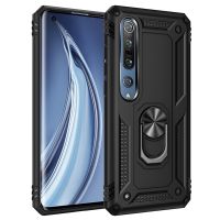 ✔☊ Kickstand Phone Case For Xiaomi Note 10 Lite Note 7 Pro CC9 Pro 9Lite Shockproof Magnetic Ring Holder Silicone Phone Case Cover