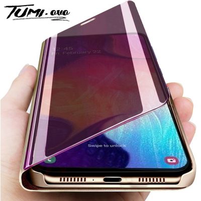 23New Mirror Flip Phone Case For Samsung Galaxy A11 A31 A51 A71 A81 Cover For Samsung Galaxy S20 Ultra S10 Plus S10E Note 10 Pro Cover