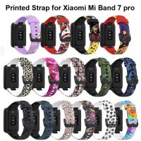 Wristband Bracelet Watchband For Xiaomi Mi Band 7 Pro Strap Band For MiBand 7Pro Smart Wriststrap Printing TPU Belt Accessories Docks hargers Docks Ch