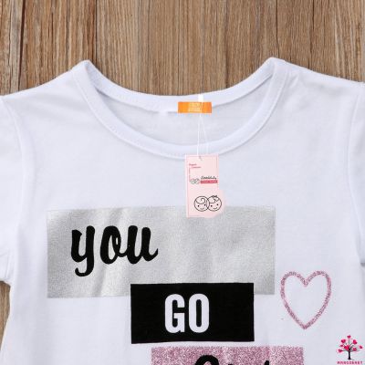 .G0-Newborn Kid Baby Girls Tops Dress Outfit Clothes Set