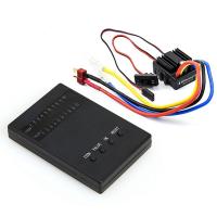 80A Brushed 1080 Electronic Governor Waterproof ESC Parts Accessories with Program Card for 1: 10 1/8 WP Track Car