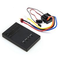 80A Brushed 1080 Speed Controller Waterproof ESC Replacement Accessories with Program Card for 1: 10 1/8 WP Track Car