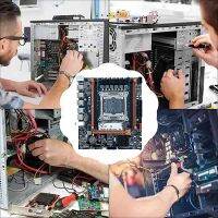 X99 Motherboard with E5 2620 V3 CPU+SATA Cable B85 LGA2011-3 4X DDR4 REG ECC Memory M.2 PCIE SATA3.0 Desktop Motherboard