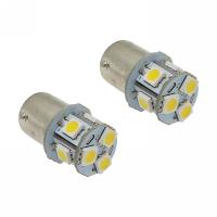 2 ชิ้นBA15S R5W 1156 5050 8SMD LEDรถยนต์หางเลี้ยวหลอดไฟสีขาว