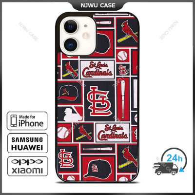 St Louis Cardinals Baseball Phone Case for iPhone 14 Pro Max / iPhone 13 Pro Max / iPhone 12 Pro Max / XS Max / Samsung Galaxy Note 10 Plus / S22 Ultra / S21 Plus Anti-fall Protective Case Cover