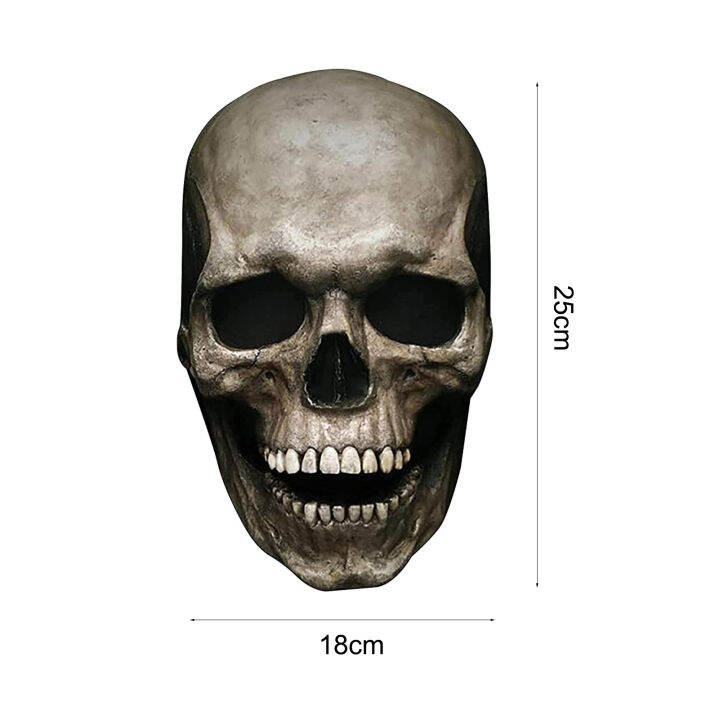 ผ้าคลุมหน้าคอสเพลย์-microgood-ที่สะดุดตาอิมัลชันเคลื่อนย้ายได้กรามปากเรืองแสงผ้าคลุมหน้าฮาโลวีนกะโหลกศีรษะสมจริงสำหรับงานเทศกาล