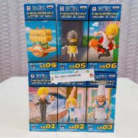 พร้อมส่ง WCF One Piece SA History of sanji ของแท้ แมวทอง มือ2 กล่องสวย สภาพสวย วันพีช wcf onepiece ซันจิ