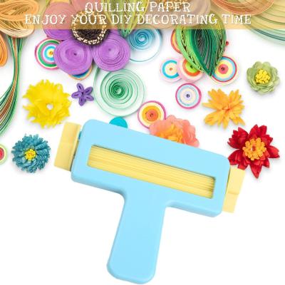 1pcs Indentation Paper Roller For Childrens Intelligence Hand Maker Printing Flower Roller Maker Ledger DIY Flower K5V3