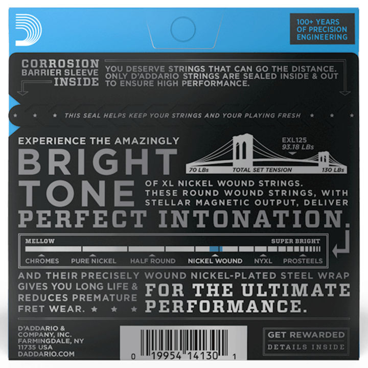 daddario-exl125-สายกีตาร์ไฟฟ้า-เบอร์-9-วัสดุนิกเกิล-ของแท้-100-super-light-top-regular-bottom-9-46-made-in-usa