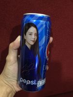 ใหม่ Jisoo จีซู Pepsi x ฺBlackpink Limited Edition size 325 ml.1 กระป๋อง