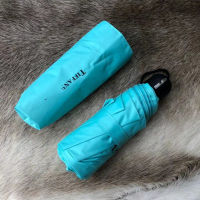 New super wind-resistant and rain-proof folding umbrella vinyl ultra-light mini portable 50 off umbrella