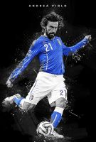 โปสเตอร์ อันเดรีย ปีร์โล่ Andrea Pirlo ยูเวนตุส โปสเตอร์ขนาดใหญ่ แชมป์ Poster ฟุตบอล ตกแต่งผนังบ้าน แต่งร้าน บาร์ ออฟฟิศ คาเฟ่ ร้านคนไทย 77poster