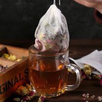ถุงชาถุงกรองแบบใช้แล้วทิ้งสำหรับตาข่ายชงชา100ชิ้นถุงตัวกรองเครื่องเทศถุงชา CYD3912ทำชา