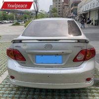 For Toyota Corolla Spoiler 2006 07 08 09 10 11 12 13 ABS Plastic Car Tail Wing Trim Unpainted Color Trunk Lip Spoiler