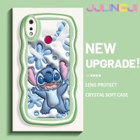 Jlingji เคสสำหรับ Realme 3 Pro เคส3i Realme การ์ตูน3D สติทช์ดีไซน์ใหม่กรอบคลื่นสีอ่อนเคสมือถือกันกระแทกแบบใสสร้างสรรค์เคสโปร่งใสลายกล้องถ่ายรูปซิลิกาเจลฝาครอบป้องกัน