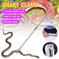 【ถุงมือกันลื่นฟรี】แหนบมืออาชีพพับได้สัตว์เลื้อยคลานไม้จับ Rattlesnake Grabber Pick-Up เครื่องมือจัดการ,กว้าง Serrated Jaw การจัดการเครื่องมือล็อคและ Non-Slip มือจับแบบยึด