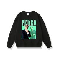 Pedro Pascal Graphic Sweatshirt Movie TV Actor Pedro Pascal Pullover Men Casual Loose Tracksuit Mens Vintage Sweatshirts Size XS-4XL