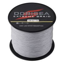 1 DORISEA 8 Strs 1000M/1100Yards 6-300Lb 100% PE ถักเอ็นตกปลา Multifiament สายเบ็ดตกปลา