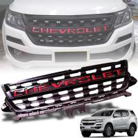 กระจังหน้า หน้ากระจัง รุ่น เชฟโรเลต โคโรลาโด เทรลเบลเซอร์ CHEVROLET COLORADO TRAILBLAZER ปี 2017 - 2020 สีดำ โลโก้แดง