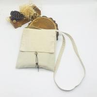 Yunzhiqi Cotton Linen Wooden Beads Crossbody Bag Fashionable Vintage Simple Womens Single Shoulder Crossbody Handbag Handmade