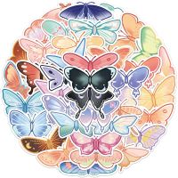 Colorful Butterfly Stickers Cartoon Graffiti Decals DIY Laptop Suitcase Notebook Phone Decoration Sticker Kids Toys