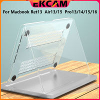 ??Ekcam เคสใสสำหรับแมคบุ๊คM1/M2 แป้นพิมพ์ จุกกันฝุ่น สำหรับแมคบุ๊ค New Air13/Pro13 (M1/M2) Air13/Pro13/Pro14/Pro16 TouchBar เคสแมคบุ๊ค ใส MacBook Case M1 M2 Air 13 Pro 13 15 16 New 15.3