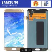ORIGINAL AMOLED จอ LCD สำหรับ SAMSUNG Galaxy S7ขอบจอแอลซีดี G935 G935F หน้าจอดิจิตอลสัมผัสหน้าจอ LCD สำหรับ Samsung G935 LCD