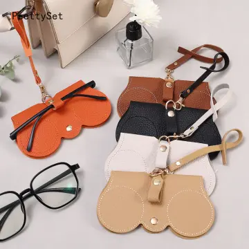 Unisex Leather Sunglass Eyeglass Reading Glasses Case Storage Bag