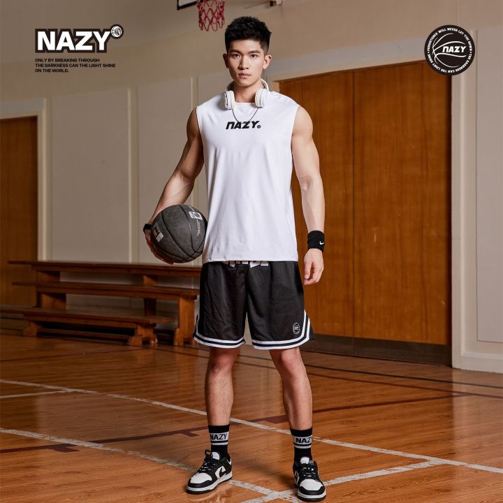 nazy-เสื้อกล้ามบาสเก็ตบอลแบรนด์แฟชั่นสำหรับผู้ชายฤดูร้อนแบบใหม่เสื้อกั๊กระบายอากาศแขนกุด-t-เสื้อกีฬาลำลองเสื้อหลวม