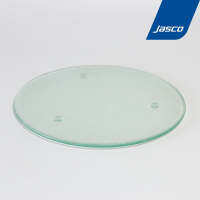 แผ่นวางโชว์อาหาร, แบบกลม Round Glass Plate