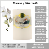 Nến thơm trụ tròn hương hoa lan D5H8 Miss Candle FtraMart 5x8cm thumbnail